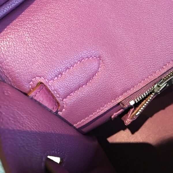 Hermes Birkin Violet For Women Silver Toned Hardware 11.8in/30cm