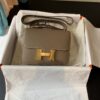 Hermes Constance 23 Epsom Grey Galet For Women, Women’s Handbags, Shoulder Bags 9in/23cm