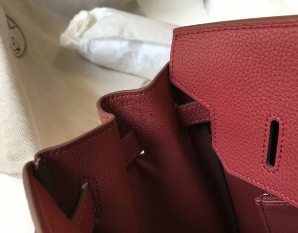 Hermes Birkin Garnet Red Clemence With Gold Hardware Bag For Women, Women’s Handbags, Shoulder Bags 30cm/12in