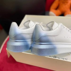 Alexander McQueen Oversized Sneaker White/Blue For Men