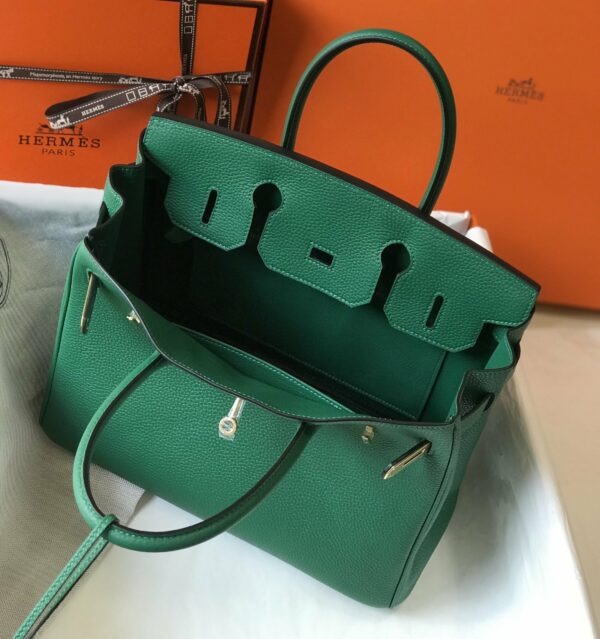 Hermes Birkin Green For Women Gold-Toned Hardware 11in/30cm