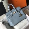 Hermes Birkin Blue Jean For Women Gold-Toned Hardware 11in/30cm