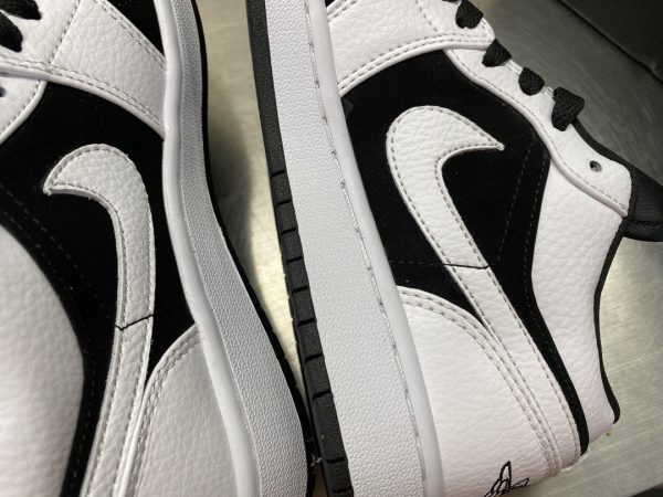  Nike Air Jordan 1 Low ‘White Black’ For Men