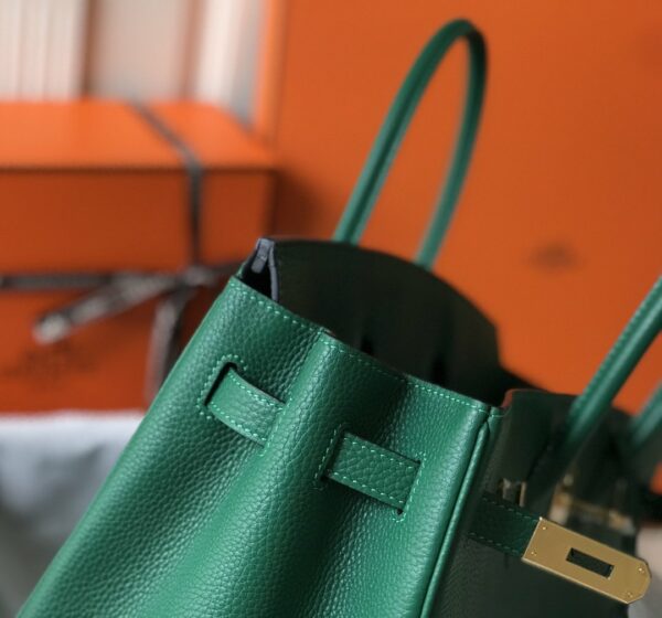 Hermes Birkin Green For Women Gold-Toned Hardware 11in/30cm