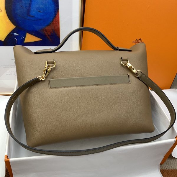 Hermes 24/24 Clemence Swift Light Brown For Women, Women’s Handbags, Shoulder Bags 11.4in/29cm