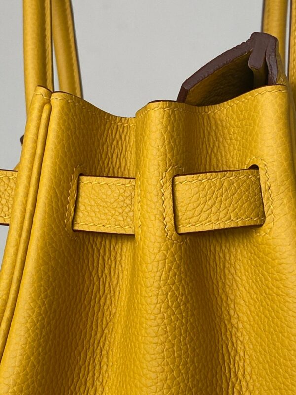 Hermes Birkin Nata Swift Yellow For Women Gold Toned Hardware 11.8in/30cm