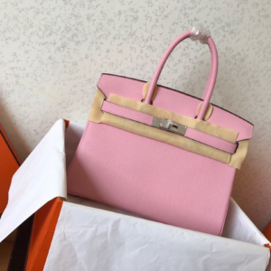 Hermes Birkin Pink For Women Silver Toned Hardware 9.8in/25cm 