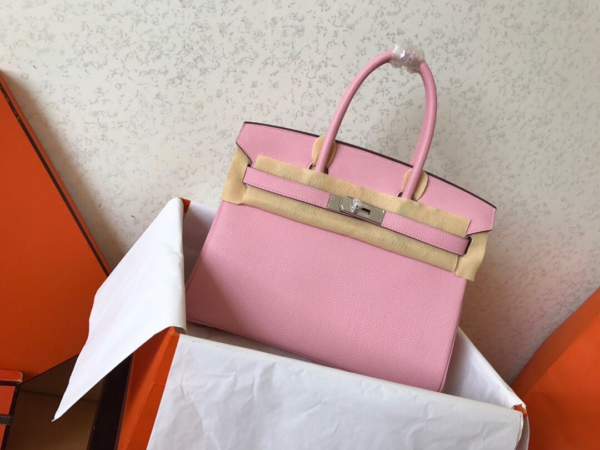 Hermes Birkin Pink For Women Silver Toned Hardware 9.8in/25cm 