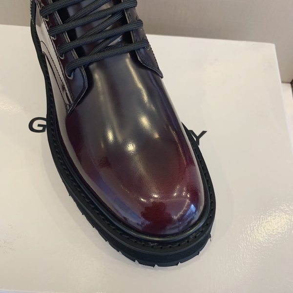 Givenchy Chunky Lace Up Ankle Boots Brown For Men GVC