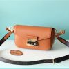 LV Swing Monogram Hazelnut Brown For Women, Shoulder And Crossbody Bags 24cm/9.4in LV M20396