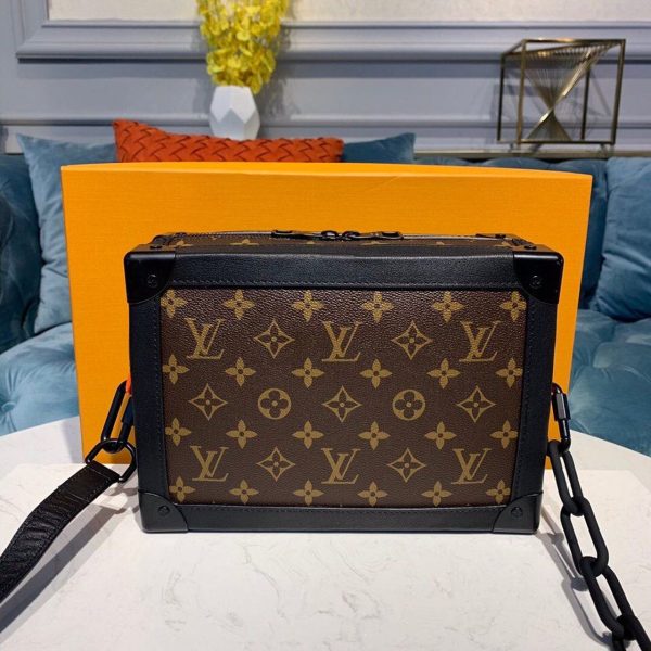 LV Soft Trunk Monogram Canvas For Women, Shoulder And Crossbody Bags 9.4in/24cm LV