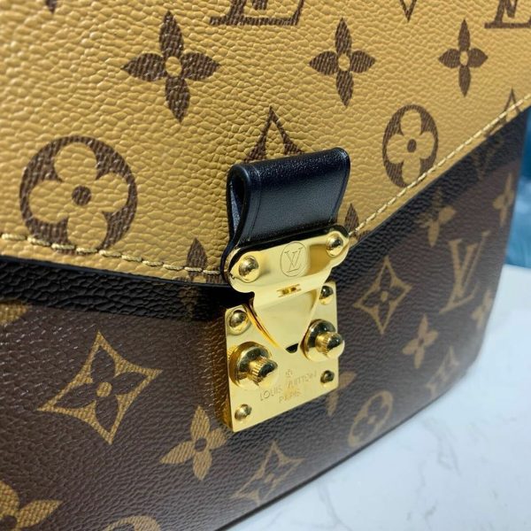 LV Pochette Metis Monogram Reverse Canvas For Women, Shoulder And Crossbody Bags 9.8in/25cm LV M44876