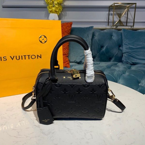 LV Speedy Bandouliere 20 Monogram Empreinte Black For Women, Shoulder And Crossbody Bags 7.8in/20cm LV M42394