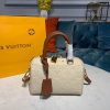 LV Speedy Bandouliere 20 Monogram Empreinte Creme For Women, Shoulder And Crossbody Bags 7.8in/20cm LV