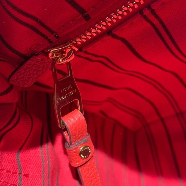 LV Speedy Bandouliere 25 Monogram Empreinte Cherry Red For Women, Shoulder And Crossbody Bags 9.8in/25cm LV