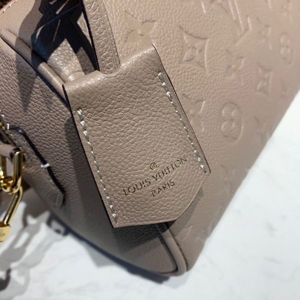 LV Speedy Bandouliere 20 Monogram Empreinte Galet Grey For Women, Shoulder And Crossbody Bags 7.8in/20cm LV