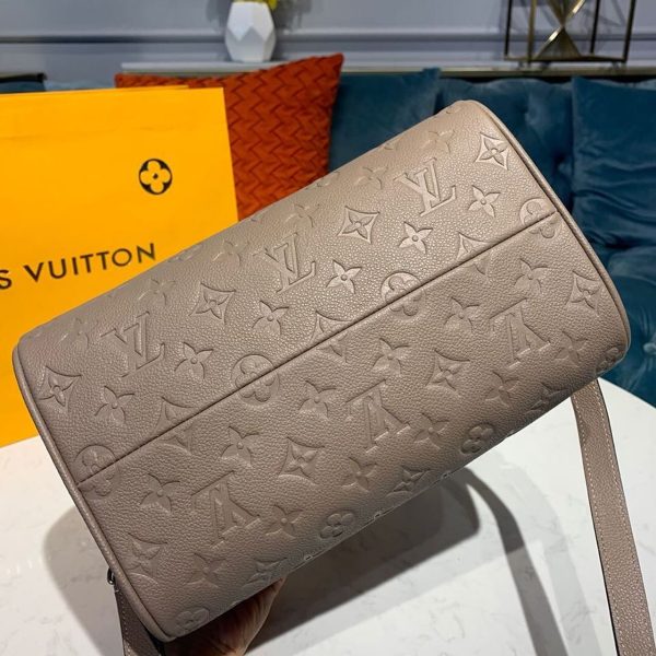 LV Speedy Bandouliere 25 Monogram Empreinte Galet Grey For Women, Shoulder And Crossbody Bags 9.8in/25cm LV