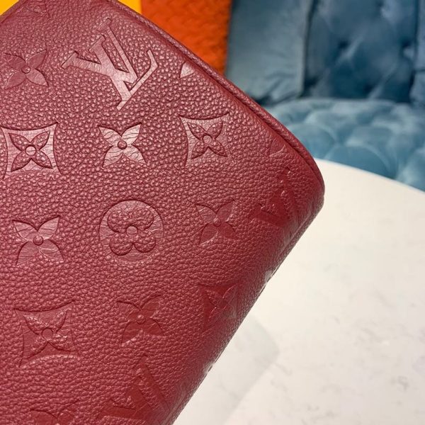 LV Speedy Bandouliere 20 Monogram Empreinte Burgundy For Women, Shoulder And Crossbody Bags 7.8in/20cm LV