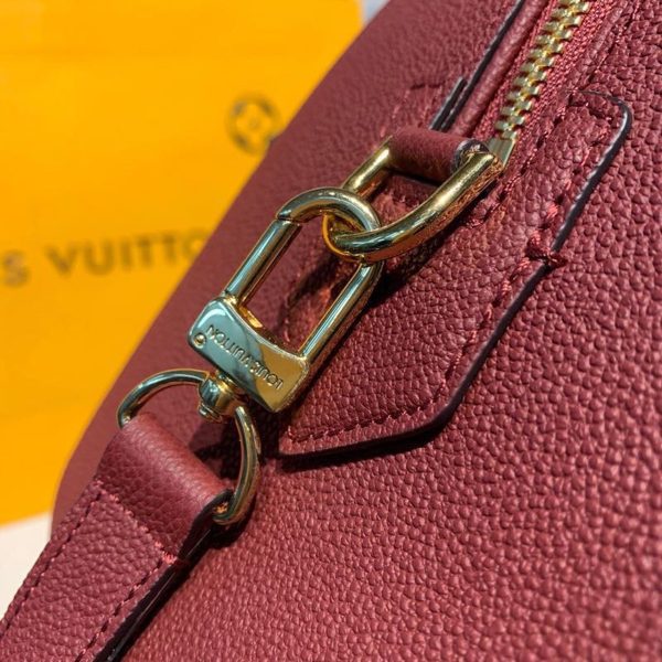 LV Speedy Bandouliere 25 Monogram Empreinte Burgundy For Women, Shoulder And Crossbody Bags 9.8in/25cm LV