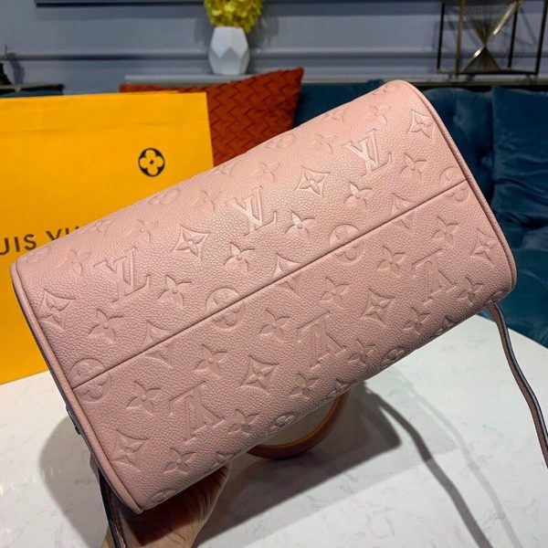 LV Speedy Bandouliere 25 Monogram Empreinte Light Pink For Women, Shoulder And Crossbody Bags 9.8in/25cm LV