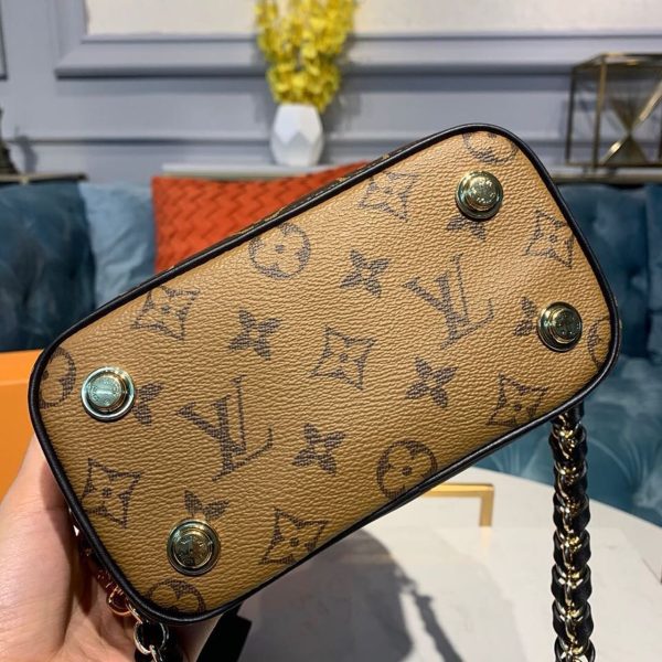 LV Vanity PM Monogram And Monogram Reverse Canvas By Nicolas Ghesquiere For Women, Shoulder And Crossbody Bags 7.5in/19cm LV M45165