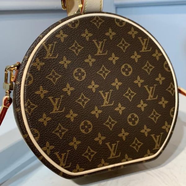 LV Petite Boite Chapeau Monogram Canvas For Women, Shoulder And Crossbody Bags 6.9in/17.5cm LV M43514