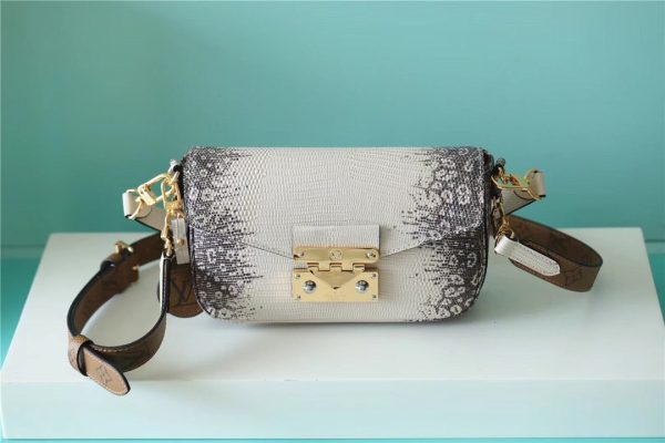 LV Swing Monogram Silver For Women, Shoulder And Crossbody Bags 24cm/9.4in LV