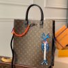 LV Sac Plat Bag Monogram Canvas By Virgil Abloh For Women, WoBags 14.1in/36cm LV M45667