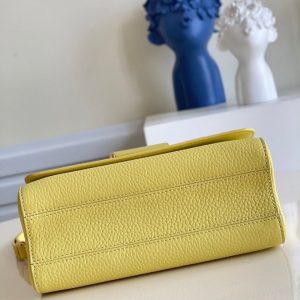 LV Twist MM Ginger Yellow For Women, Women’s Handbags, Shoulder And Crossbody Bags 9.1in/23cm LV