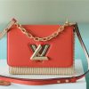 LV Twist MM Raffia Caramel For Women, Shoulder And Crossbody Bags 9.1in/23cm LV M57648