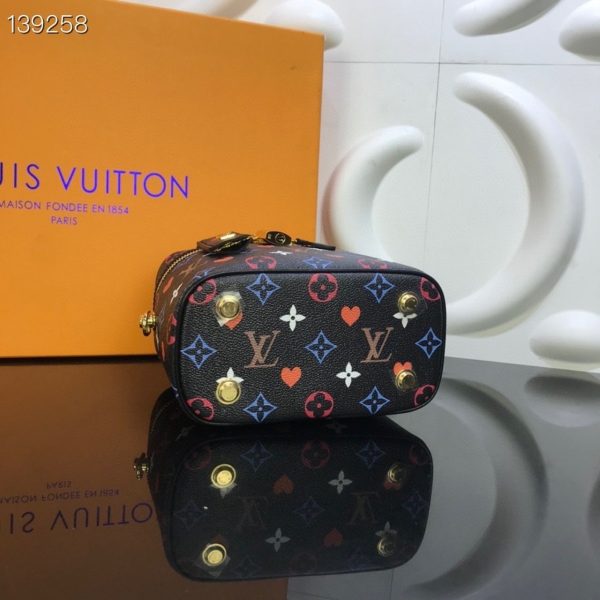 LV Vanity PM Game On Monogram Canvas By Nicolas Ghesquiere Black For Women, Shoulder And Crossbody Bags 7.5in/19cm LV M57482