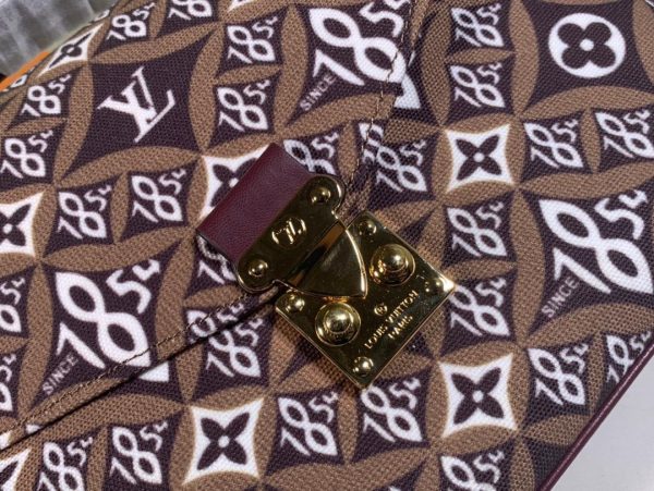 LV Pochette Metis MM Jacquard Since 1854 Brown For Women, Shoulder And Crossbody Bags 9.8in/25cm LV