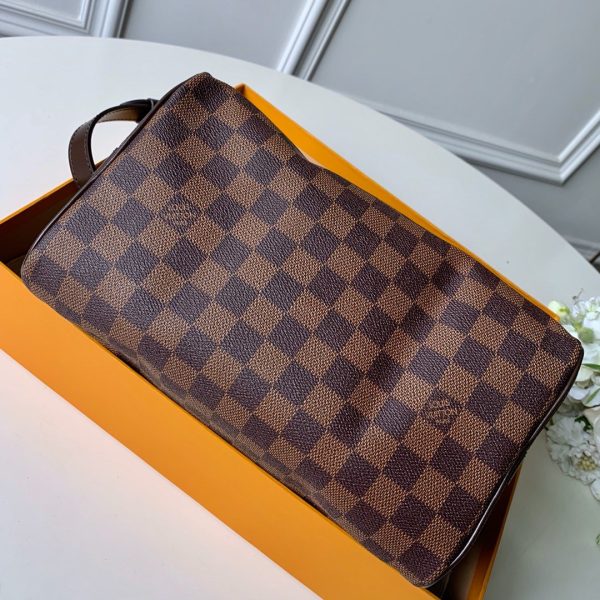 LV Speedy Bandouliere 25 Damier Ebene Canvas For Women, Shoulder And Crossbody Bags 9.8in/25cm LV N41368