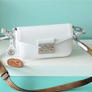 LV Swing Monogram White For Women, Shoulder And Crossbody Bags 24cm/9.4in LV