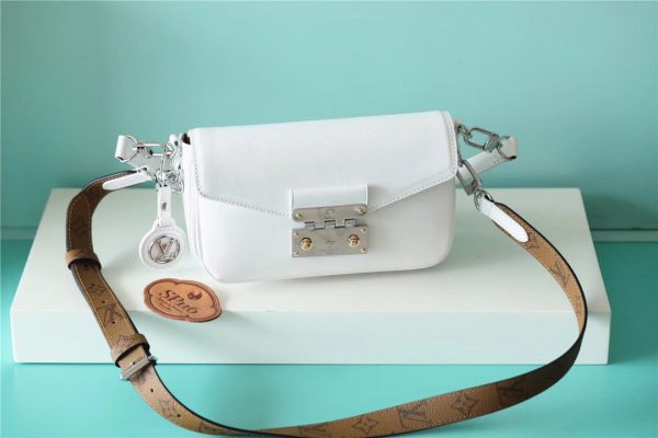 LV Swing Monogram White For Women, Shoulder And Crossbody Bags 24cm/9.4in LV