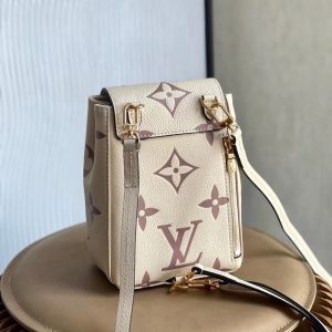 LV Tiny Backpack Monogram Empreinte Cream For Women, WoBags 19cm LV M80738