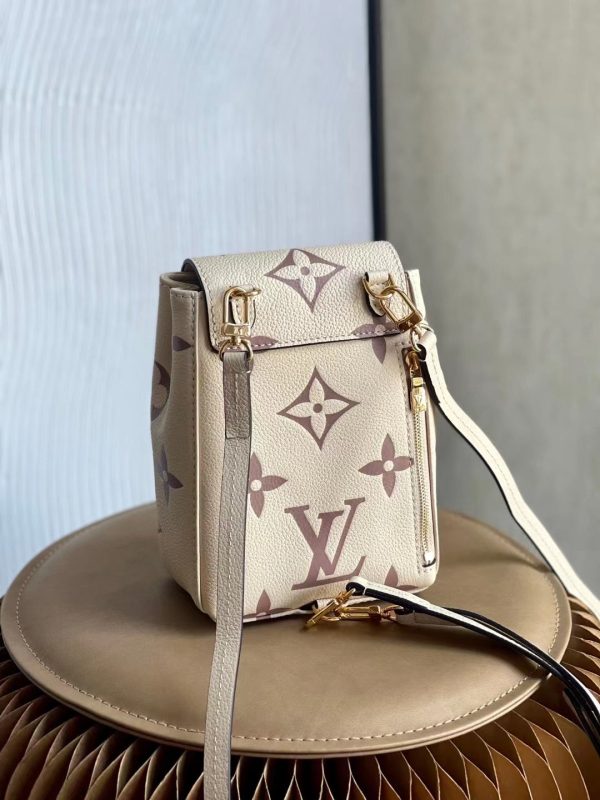 LV Tiny Backpack Monogram Empreinte Cream For Women, WoBags 19cm LV M80738