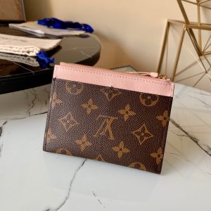 LV Porte-Carte Zippe 13cm Brown