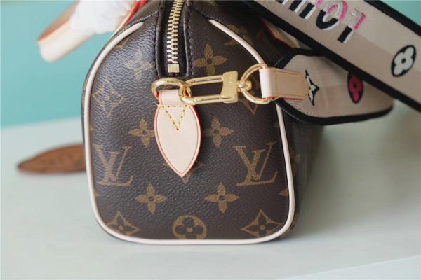 LV Speedy Bandouliere 20 Monogram Canvas Black For Women, Shoulder And Crossbody Bags 20cm/7.9in LV M46234