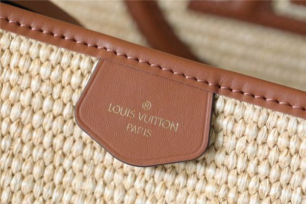 LV Saint Jacques Raffia Caramel Brown For Women, Shoulder And Crossbody Bags 22.4in/57cm LV M59963