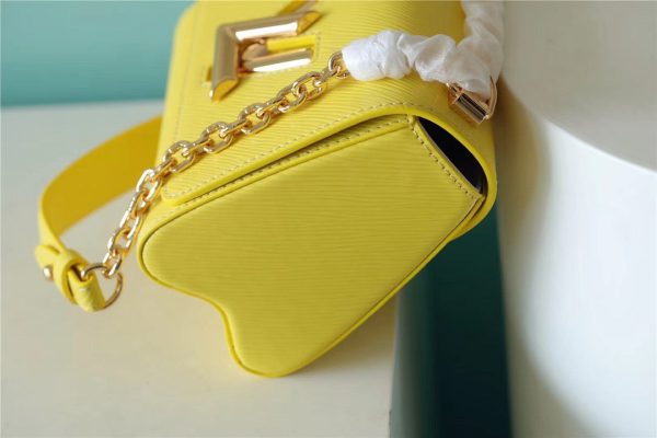 LV Twist PM Epi Yellow For Women, Shoulder And Crossbody Bags 7.5in/19cm LV