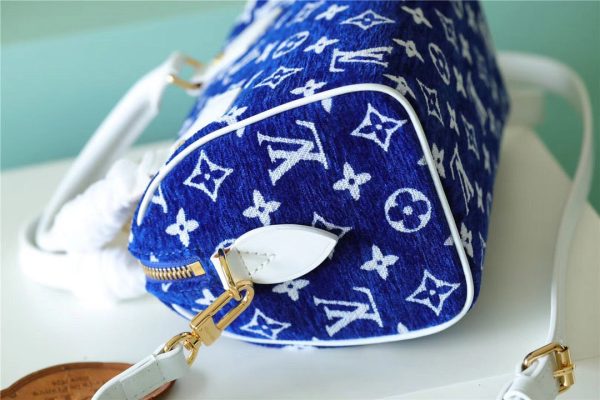 LV Speedy Bandouliere 20 PM Monogram Blue For Women, Shoulder And Crossbody Bags 20.5cm/8.1in LV M20751