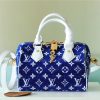 LV Speedy Bandouliere 20 PM Monogram Blue For Women, Shoulder And Crossbody Bags 20.5cm/8.1in LV M20751