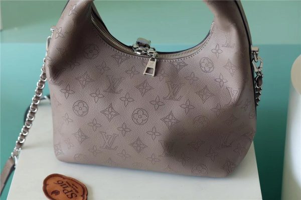 LV Why Knot MM Mahina Galet Beige For Women, Shoulder And Crossbody Bags 13.4in/34cm LV M20787