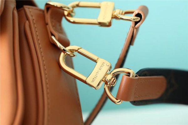 LV Swing Monogram Hazelnut Brown For Women, Shoulder And Crossbody Bags 24cm/9.4in LV M20396