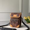 LV x Nino Nano Amazone Messenger Giant Damier Ebene And Monogram Canvas By Virgil Abloh For Men, Bags 7.1in/18cm LV N40357