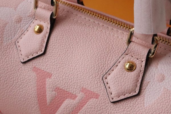 LV Papillon BB Monogram Empreinte Bouton De Rose Pink For Women, Women’s Handbags, Shoulder And Crossbody Bags 7.9in/20cm LV M45707