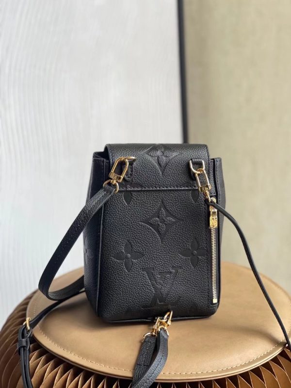 LV Tiny Backpack Monogram Empreinte Black For Women, WoBags 19cm LV M80596