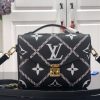 LV Pochette Metis Monogram Empreinte Black For Spring, Shoulder And Crossbody Bags 9.8in/25cm LV M46028