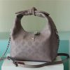 LV Why Knot MM Mahina Galet Beige For Women, Shoulder And Crossbody Bags 13.4in/34cm LV M20787